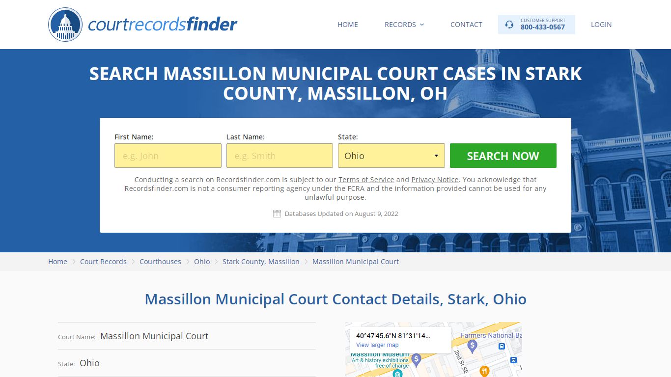 Massillon Municipal Court Case Search - Stark County, OH ...